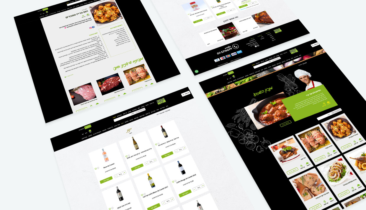 Website development for a grocery store in Israel - photo №6